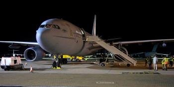 RAF Voyager return from Afghanistan