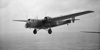 A troop transport and medium bomber flown by the RAF early in WW2
