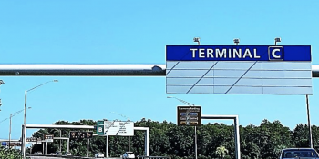 Orlando airport road signage