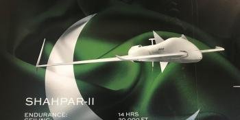 Marketing imagery of the Shahpar-II at IDET 2021
