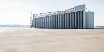 Zurich Airport soundproofed hangar