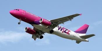 A320 Wizz Air at Coventry