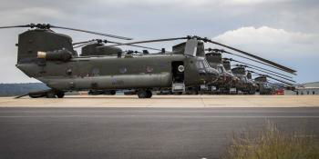 Chinooks at RAF Odiham