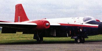 Long-nosed Canberra B.6 (mod) XH568 – one of the ‘raspberry ripple’ fleet on offer. All photos FlyPast – Duncan Cubitt