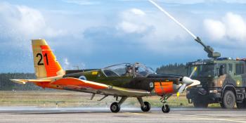 Last Finnish Air Force L-70 Vinka flight