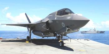 RAF F-35B on Queen Elizabeth