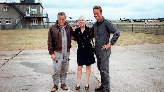Maggie Radcliffe with Ray (left) and Mark Hanna.