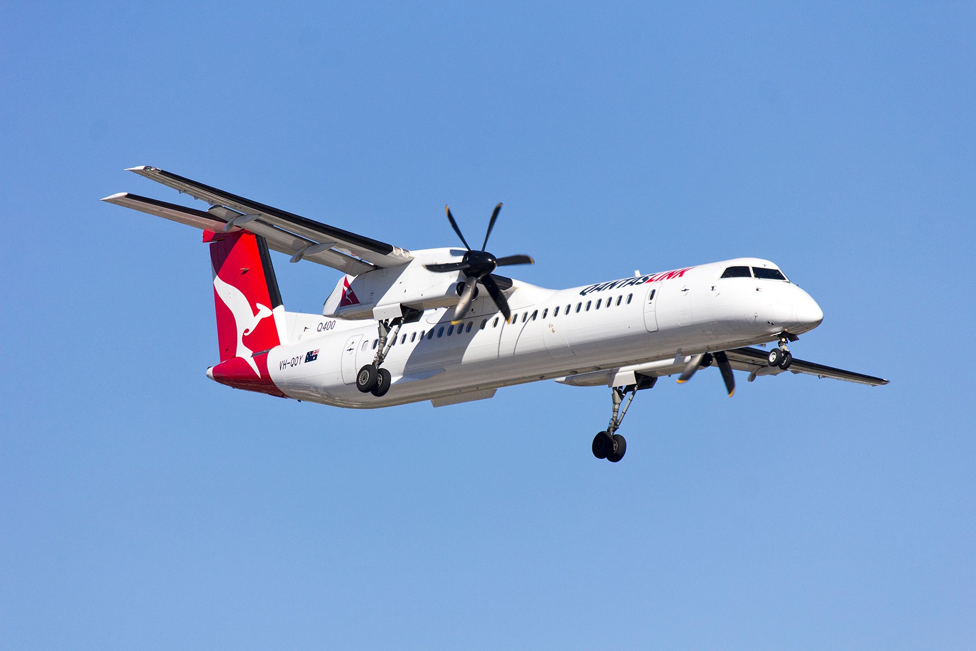 The Dash 8 was being operated by Qantas subsidiary Sunstate Airlines on behalf of QantasLink.