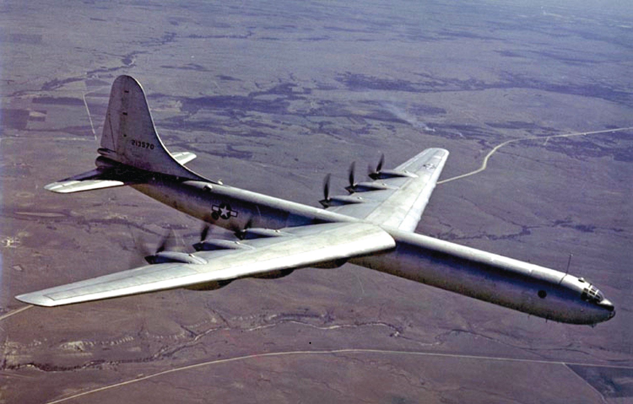 Convair B-36 long-range US strategic bomber (part of 2)